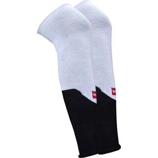 Brimba H2 White Cotton Over the Knee Socks For Unisex