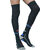 Brimba H2 Black Cotton Knee High Socks For Men  Women