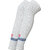 Brimba H2 White Cotton Over the Knee Socks For Unisex