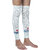 Brimba H2 White Cotton Over the Knee Socks For Unisex