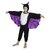 Kaku Fancy Dresses Fleece Bat Bird Costume For Kids - Black - Purple, For Boys
