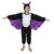 Kaku Fancy Dresses Fleece Bat Bird Costume For Kids - Black - Purple, For Boys