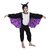 Kaku Fancy Dresses Fleece Bat Bird Costume For Kids - Black - Purple, For Boys
