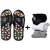 Ayansh Sales Acupressure Slippers  Magnetic Therapy and Reflexology Sandal With 3 Pair Socks