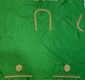 RR FABRIC Cotton Silk Self Design Blouse Material