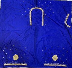 RR FABRIC Cotton Silk Self Design Blouse Material