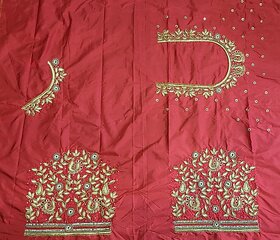 OMSAIFAB Cotton Silk Self Design Blouse Material