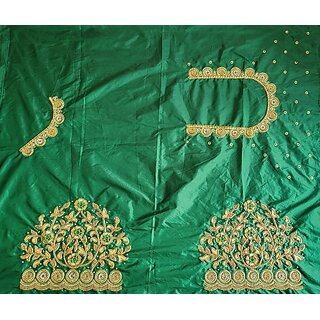 OMSAIFAB Cotton Silk Self Design Blouse Material