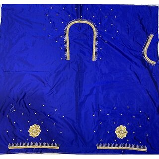 RR FABRIC Cotton Silk Self Design Blouse Material