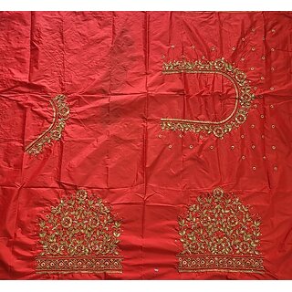 OMSAIFAB Cotton Silk Self Design Blouse Material