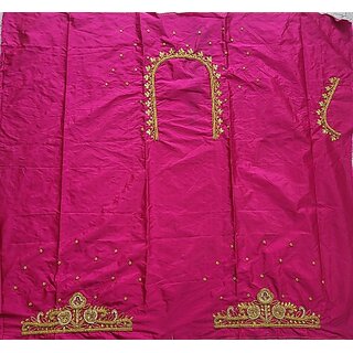 OMSAIFAB Cotton Silk Embellished Blouse Material