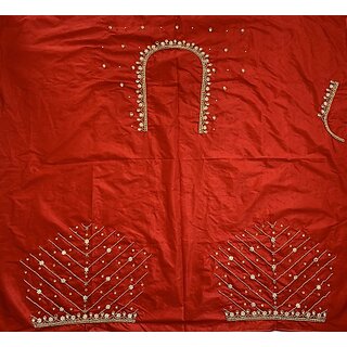 RR FABRIC Cotton Silk Self Design Blouse Material