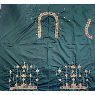 RR FABRIC Cotton Silk Self Design Blouse Material