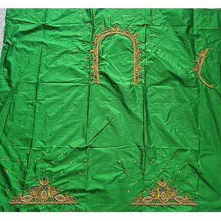 OMSAIFAB Cotton Silk Self Design Blouse Material