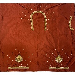 RR FABRIC Cotton Silk Self Design Blouse Material