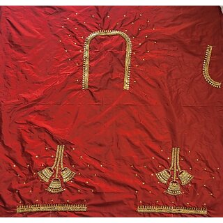 OMSAIFAB Cotton Silk Self Design Blouse Material