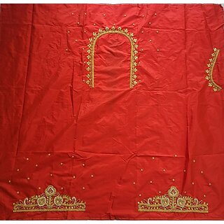 OMSAIFAB Cotton Silk Self Design Blouse Material