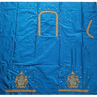 OMSAIFAB Cotton Silk Self Design Blouse Material