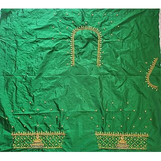 OMSAIFAB Cotton Silk Self Design Blouse Material