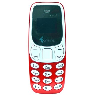 Oneme MINI10 (Dual Sim, 0.66  Inch Display, 800mAh Battery, Red)