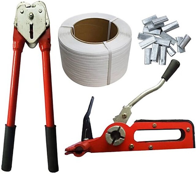 Buy B K Jagan And Co Golden Eagle Crimper Set,400 Clips,Strap Roll 3Kg ...