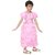 Kaku Fancy Dresses Pink barbie gown Princess Gown - Pink, For Girls