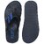 LEACO Men Slippers By FLIP X - Premium Black Leatherette Slippers Comfort and Style Soft Padded Anti Slippery Premium Design Extra Durable