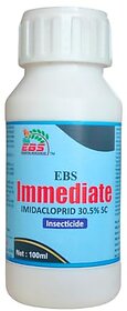 EBS Immediate (Imidacloprid 30.5 SC) 100ml Control Termites Aphid Jassids Whitefly Thrips white And brown plant hopper on Chilli Tomato Potato Soya Brinjal wheat Cotton