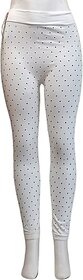 Anay White Jegging (Printed)