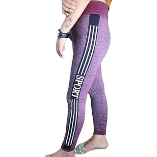 Anay Black Jegging (Striped)