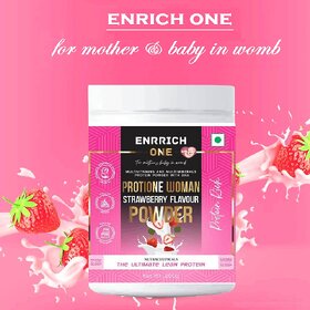 Enrrich One PROTIONE WOMAN POWDER (pack of 1)Protein Shake200 g Strawberry