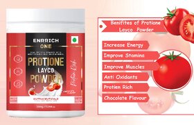 Enrrich One PROTIONE LAYCO POWDER (pack of 1)Protein Shake  200 g Chocolate