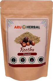 Aru Herbal Reetha Powder For Hair Scalp Treatment, Hair Growth, And Conditioning (175 G)