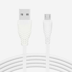 DIGIMATE Micro USB Cable With 5 AMP Output For Charging & Data Transfer, Support Upto 45 Watt (DG-TCC-1001, White)