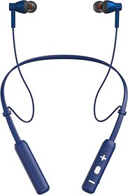 TecSox Tecband Blaze 200 Wireless Neckband40H Playback IPX 4  Boom Bass Blue Bluetooth Headset (Blue, In the Ear)NDT128