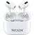 TecSox TecPods True Wireless Earbuds with Charging Case, 16 Hours Battery, Matt Black, Sweat Proof, Designed in GermanyNDT123