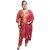 Women Viscose Rayon Kurta Pant Dupatta Set