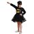 Kaku Fancy Dresses Bat Super Hero Costume For Girls-Black, for Girls
