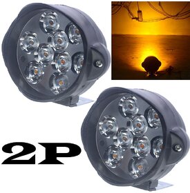Set of 2 Front Left  Right Fog Light For All Car and Bike Models