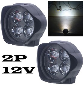 Set of 2 Front Left  Right Fog Light For All Car and Bike Models