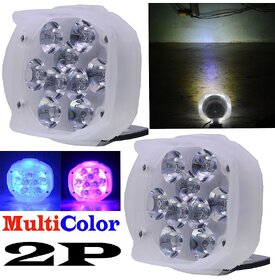 Set of 2 Front Left  Right Fog Light For All Car and Bike Models