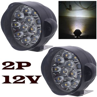 Set of 2 Front Left  Right Fog Light For All Car and Bike Models