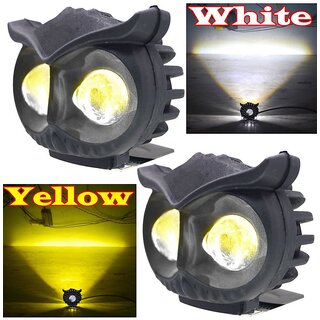 Set of 2 JMALL Front Left  Right Fog Light For All Car and Bike Models