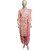 Women's Cotton Embroidered  Beautiful Printed Kurta, Pant and Dupatta set.