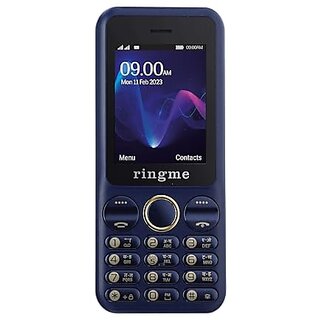 Ringme Tejas (Dual Sim, 2.4 Inch Display, 3000mAh Battery, Blue)