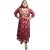 Women's Rayon Embroidered, Traditional Printed Anarkali Kurta, Pant and Dupatta set for Traditional look.