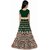 Heaven Blue Girls Lehenga Choli Ethnic Wear Embroidered Lehnga Lehenga Choli Dark Green (Pack of 1)