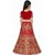 Heaven Blue Girls Lehenga Choli Ethnic Wear Embroidered Lehnga Lehenga Choli Red (Pack of 1)
