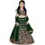 Heaven Blue Girls Lehenga Choli Ethnic Wear Embroidered Lehnga Lehenga Choli and Dupatta Set Green Pack of 1