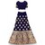 Heaven Blue Girls Lehenga Choli Ethnic Wear Embroidered Lehnga Ghagra Choli Dupatta Set Blue Pack of 1